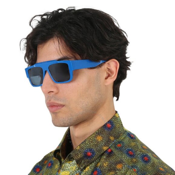 NEW GUCCI SUNGLASSES GUCCI GG1460S 004 SOLID AZURE/BLUE EYEWEAR - Picture 1 of 4